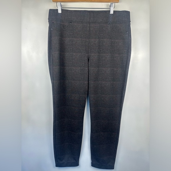 Liverpool Pants - Liverpool‎ dress Pants Women's 12/ 31 Grey Plaid Kelsey Trouser super soft $98